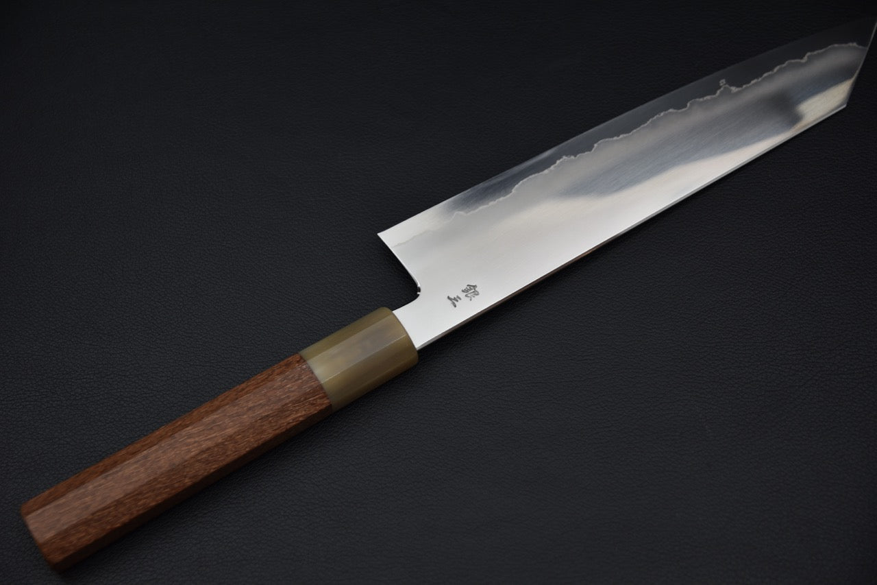 Tetsujin Ginsan Ukiba Kiritsuke Gyuto 240mm Lacewood
