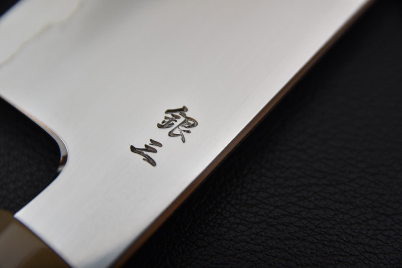 Tetsujin Ginsan Ukiba Kiritsuke Gyuto 240mm Lacewood