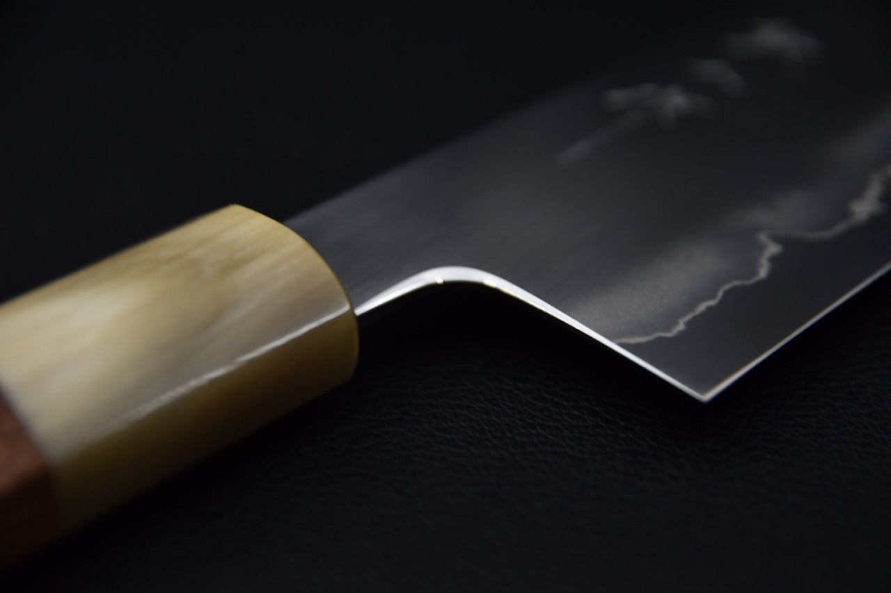 Tetsujin Ginsan Ukiba Kiritsuke Gyuto 240mm Lacewood