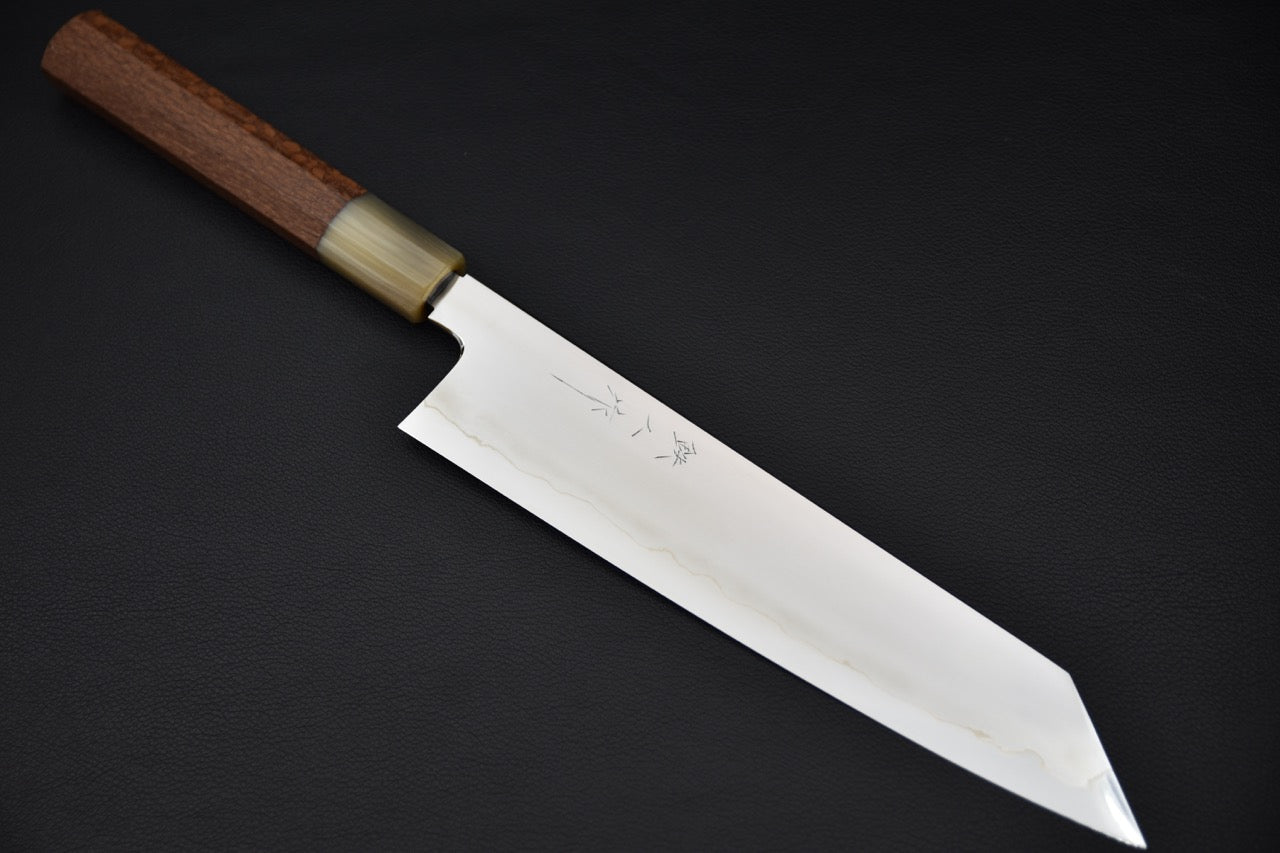 Tetsujin Ginsan Ukiba Kiritsuke Gyuto 240mm Lacewood