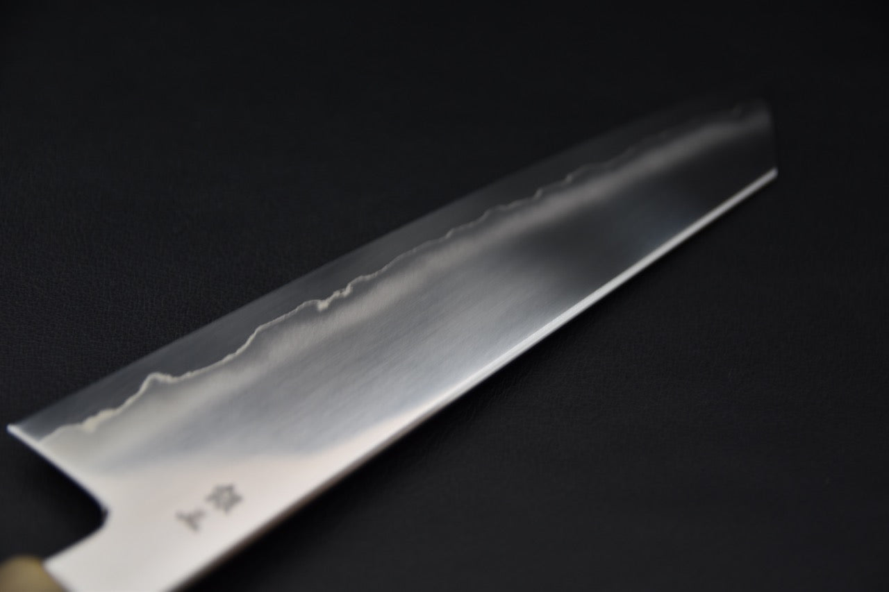 Tetsujin Ginsan Ukiba Kiritsuke Gyuto 240mm Lacewood