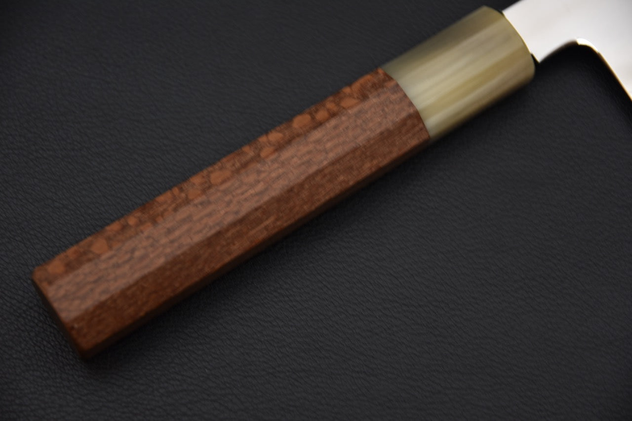 Tetsujin Ginsan Ukiba Kiritsuke Gyuto 240mm Lacewood