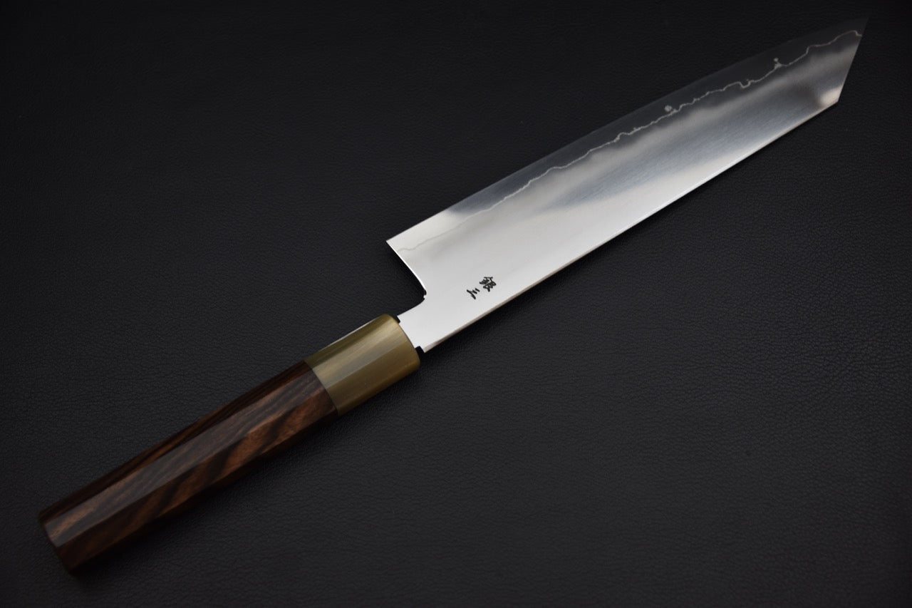 Tetsujin Ginsan Ukiba Kiritsuke Gyuto 240mm Taihei Ebony