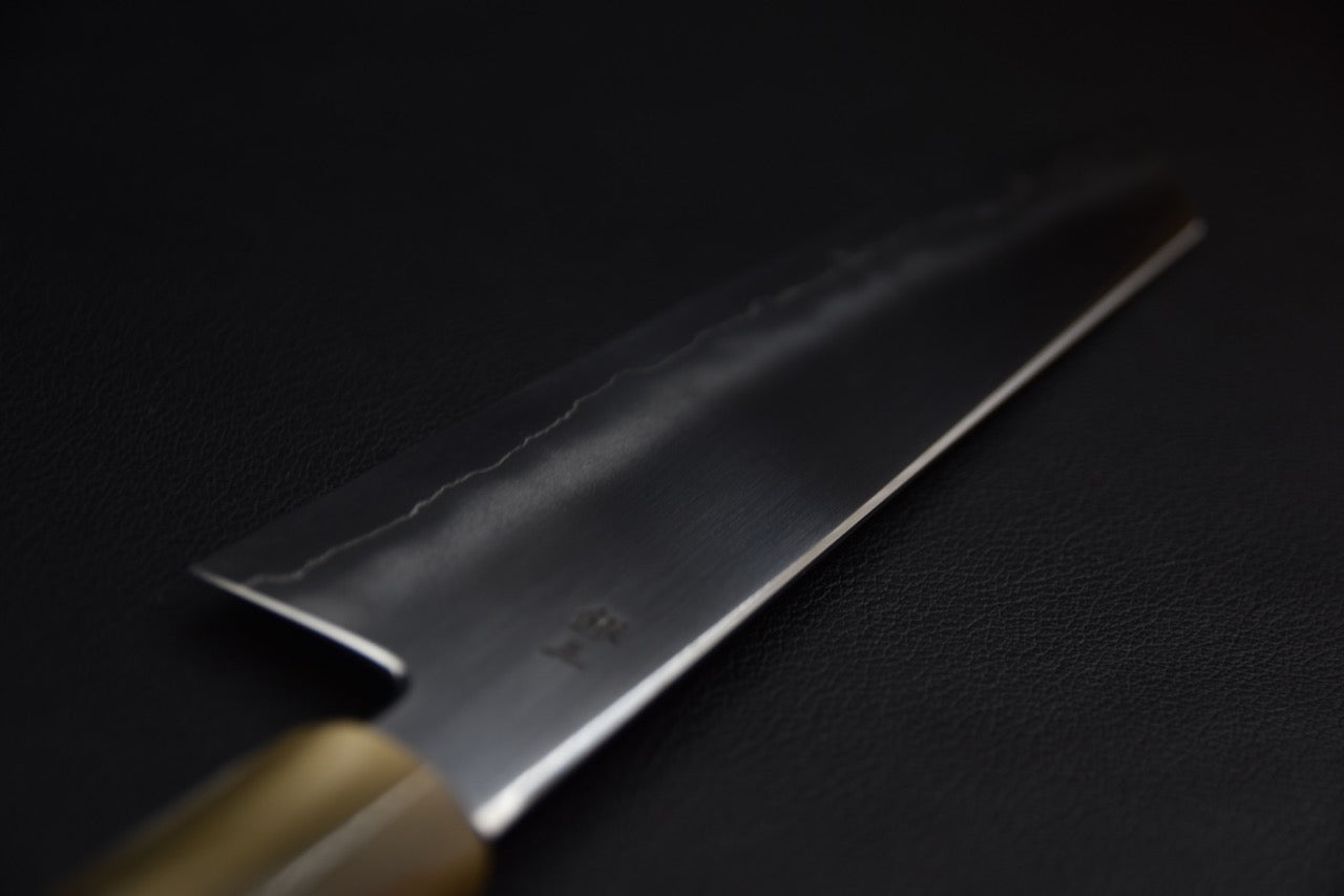 Tetsujin Ginsan Ukiba Kiritsuke Gyuto 240mm Taihei Ebony