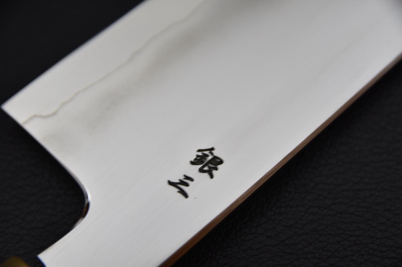 Tetsujin Ginsan Ukiba Kiritsuke Gyuto 240mm Taihei Ebony