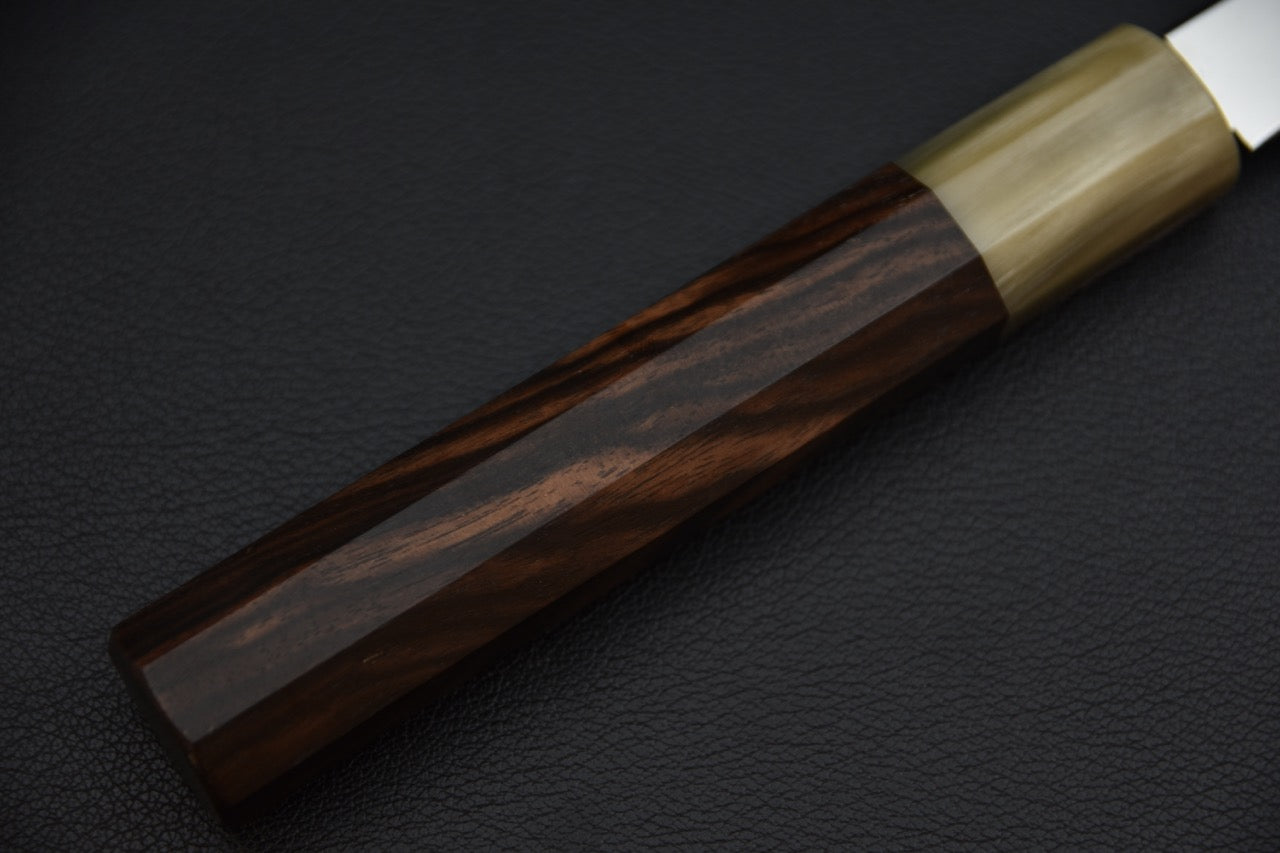 Tetsujin Ginsan Ukiba Kiritsuke Gyuto 240mm Taihei Ebony