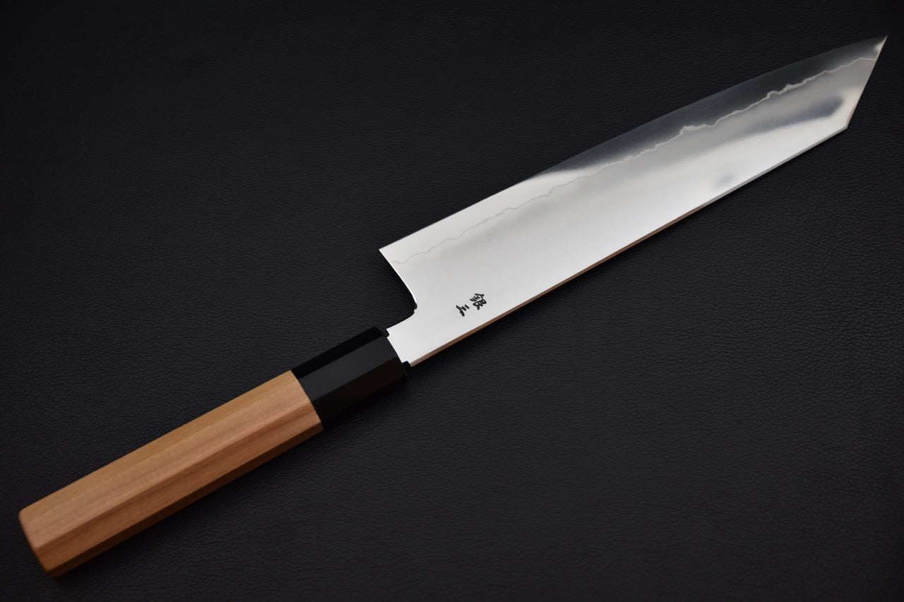 Tetsujin Ginsan Ukiba Kiritsuke Gyuto 240mm Yakusugi