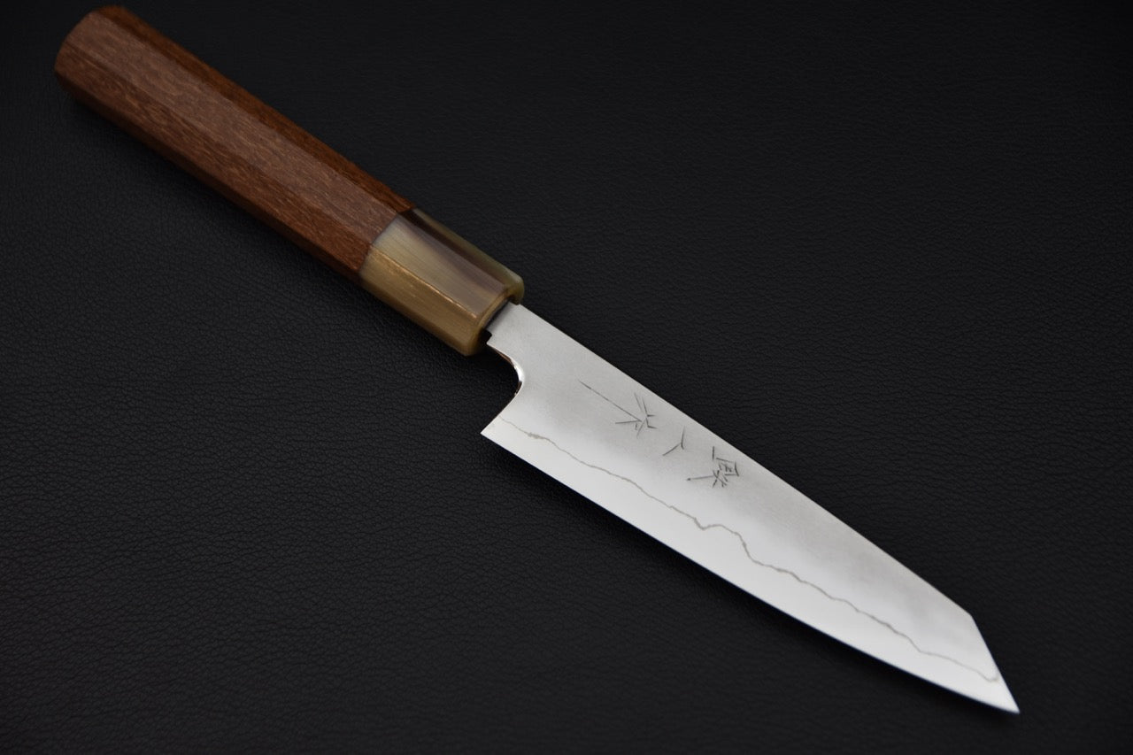 Tetsujin Silver #3 Kasumi Kiritsuke Petty 135mm Lacewood