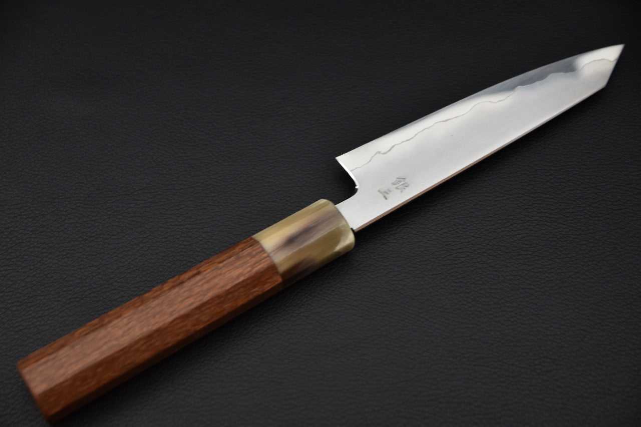 Tetsujin Silver #3 Kasumi Kiritsuke Petty 135mm Lacewood