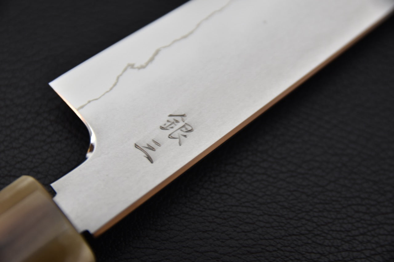 Tetsujin Silver #3 Kasumi Kiritsuke Petty 135mm Lacewood