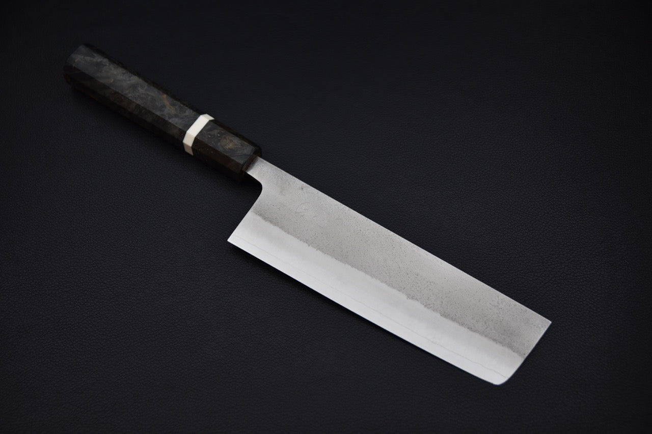 Yoshikane Hamono SKD Nashiji Nakiri 170mm Bouleau
