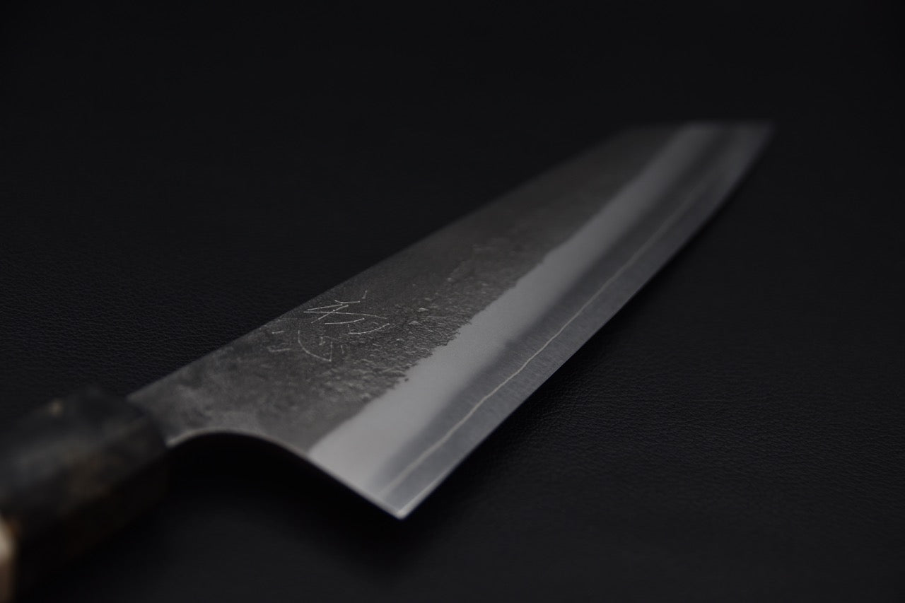 Yoshikane SKD Kiritsuke Gyuto 210 mm Stabilized Birch Wood