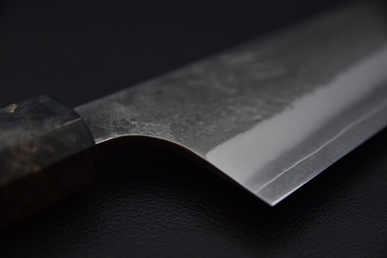 Yoshikane SKD Kiritsuke Gyuto 210 mm Stabilized Birch Wood