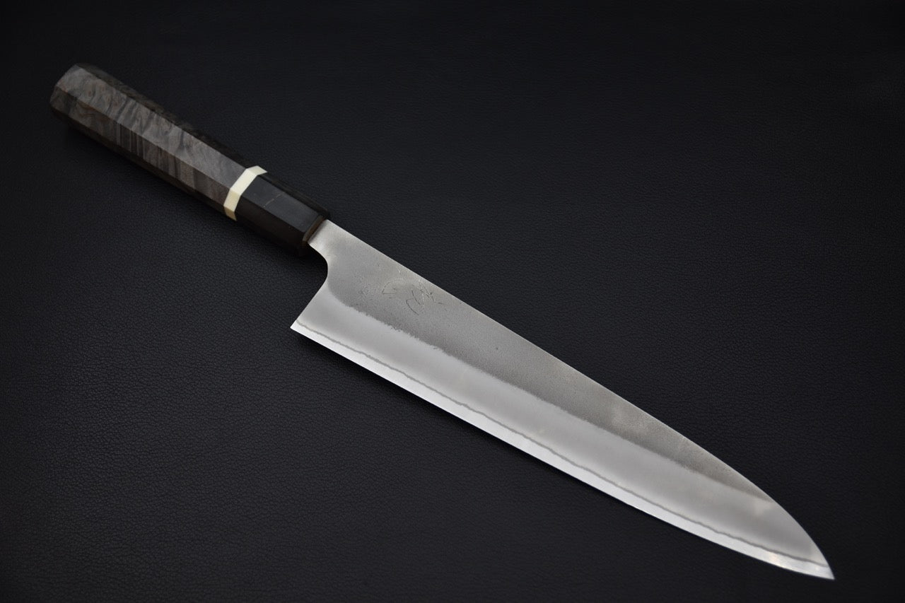Yoshikane Shirogami #2 Nashiji Gyuto 240mm Birch Wood