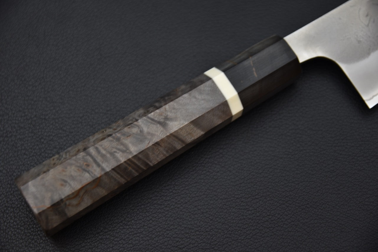 Yoshikane Shirogami #2 Nashiji Gyuto 240mm Birch Wood