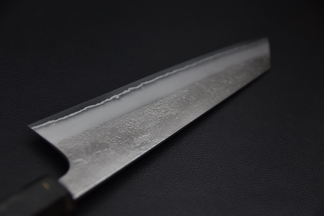 Yoshikane Shirogami #2 Nashiji Kiristuke Gyuto 210mm Stabilized Birch Wood