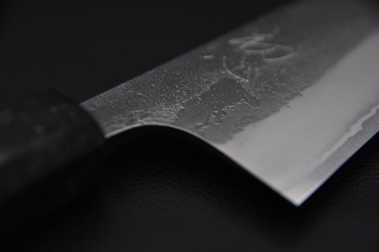 Yoshikane Shirogami #2 Nashiji Kiristuke Gyuto 210mm Birch Wood