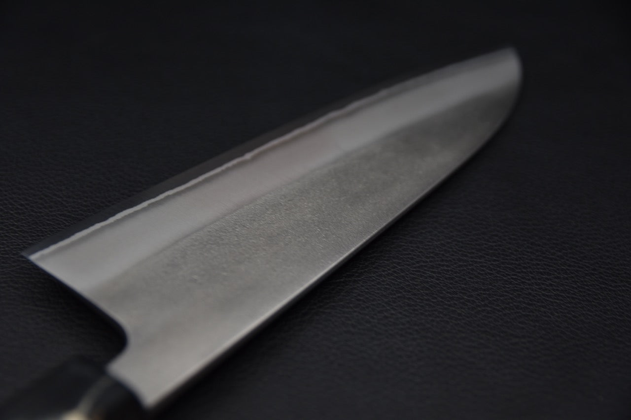 Yoshikane Shirogami #2 Nashiji Santoku Birch Wood