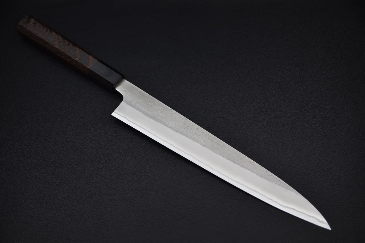 Yoshikane Shirogami #2 Nashiji Sujihiki 240mm Tagayasan