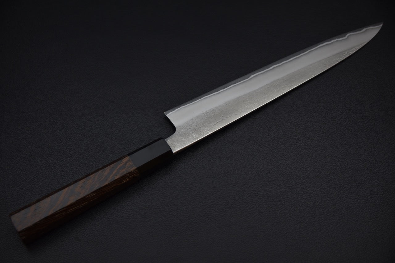 Yoshikane Shirogami #2 Nashiji Sujihiki 240mm Tagayasan