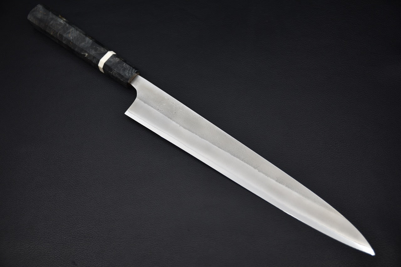 Yoshikane Shirogami #2 Nashiji Sujihiki 270mm Birch Wood