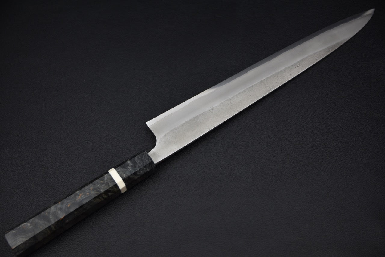 Yoshikane Shirogami #2 Nashiji Sujihiki 270mm Birch Wood