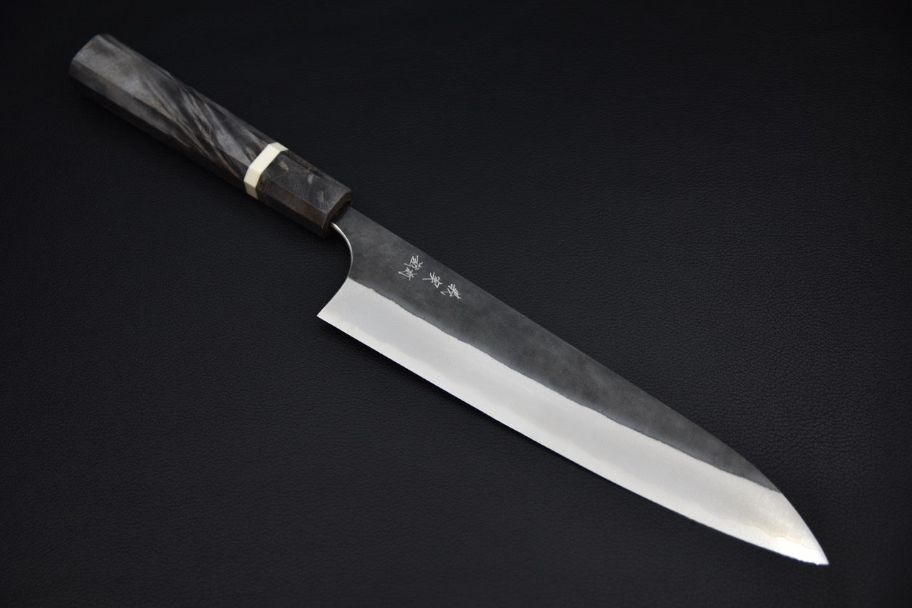 Yoshimi Kato Aogami Super Kurouchi  Gyuto 210mm Bouleau