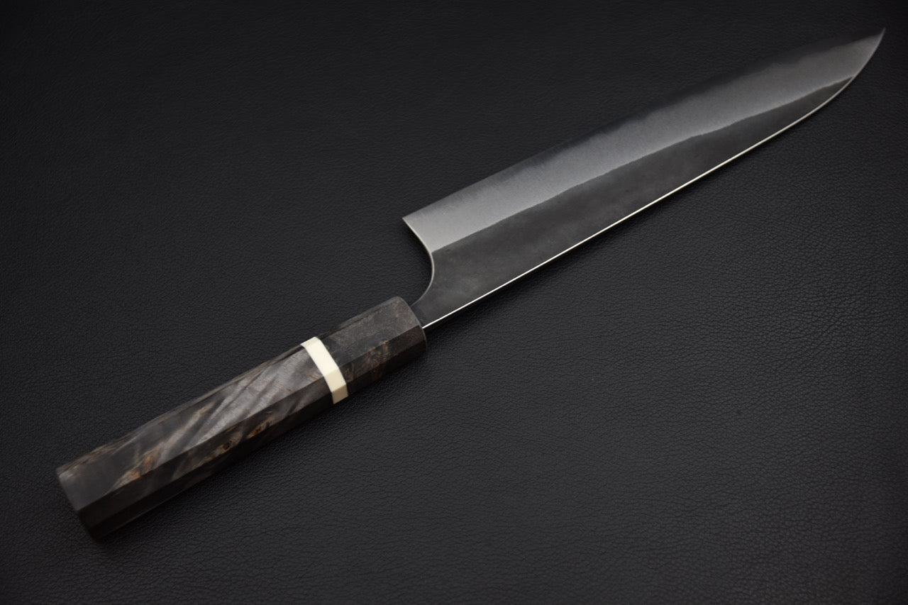 Yoshimi Kato Aogami Super Kurouchi  Gyuto 210mm Bouleau