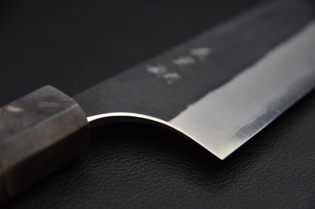 Yoshimi Kato Aogami Super Kurouchi  Gyuto 210mm Bouleau