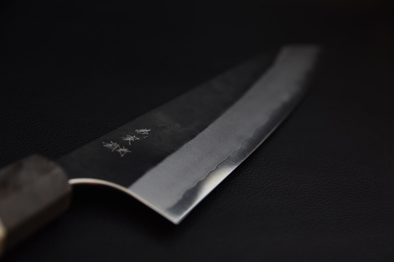 Yoshimi Kato Aogami Super Kurouchi Gyuto 240mm Bouleau
