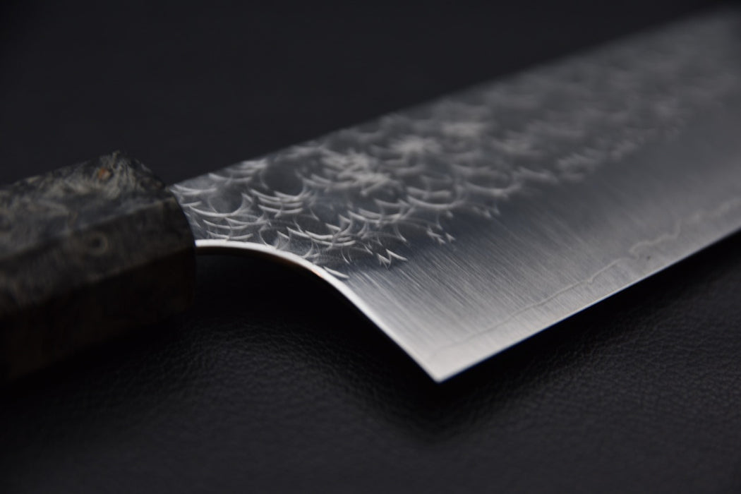 Yoshimi Kato SG2 Tsuchime Minamo Gyuto 210mm Bouleau