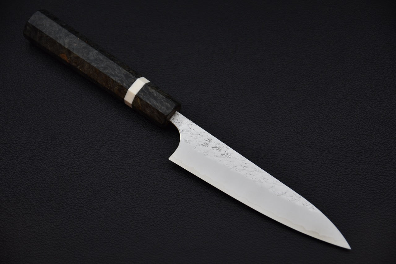 Yoshimi Kato SG2 Tsuchime Minamo Petty 120mm Bouleau