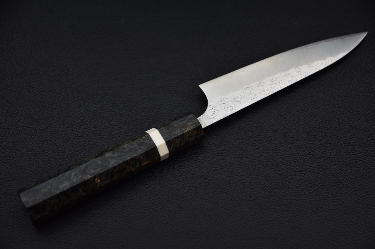 Yoshimi Kato SG2 Tsuchime Minamo Petty 120mm Bouleau