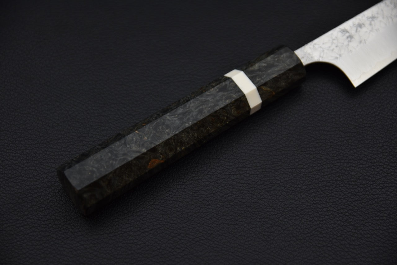 Yoshimi Kato SG2 Tsuchime Minamo Petty 120mm Bouleau