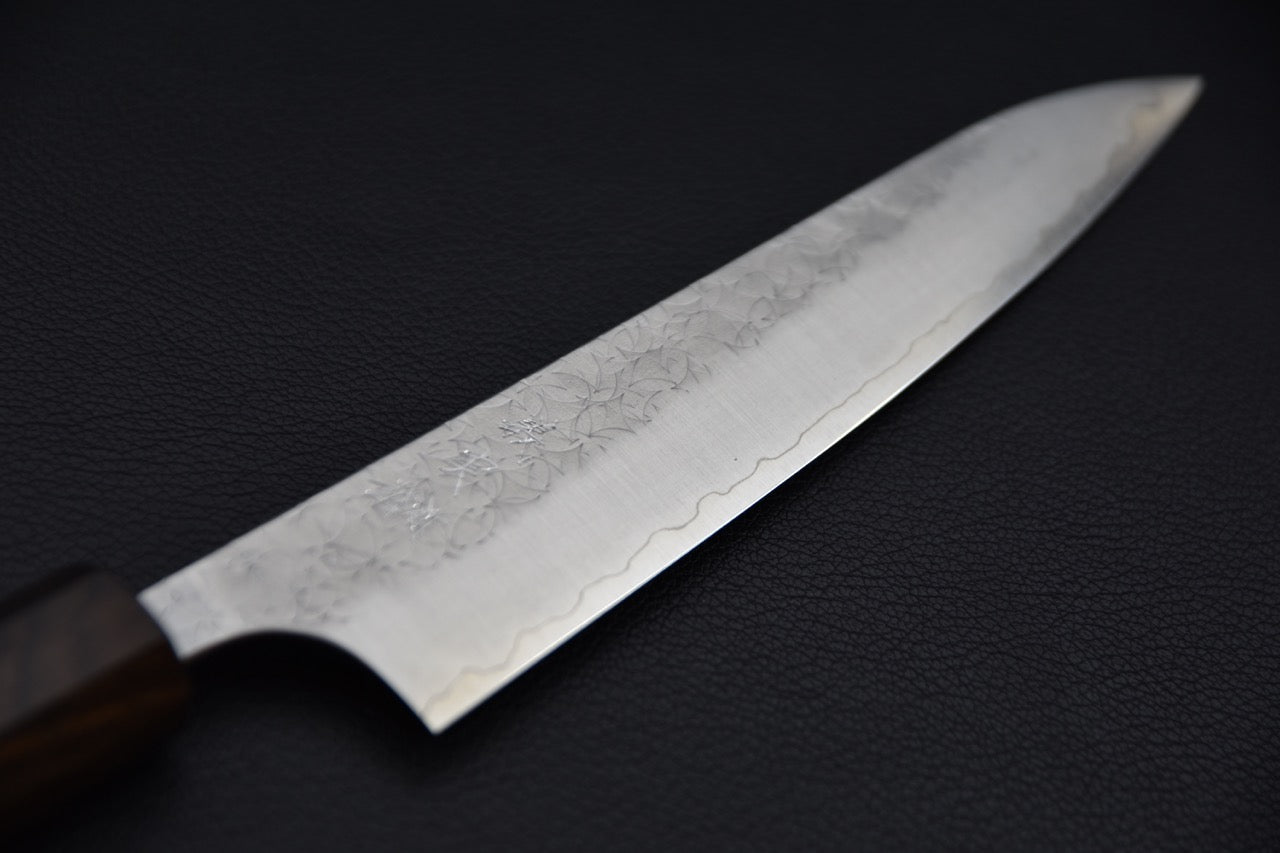 Yoshimi Kato SG2 Tsuchime Minamo Petty 150mm Ébène