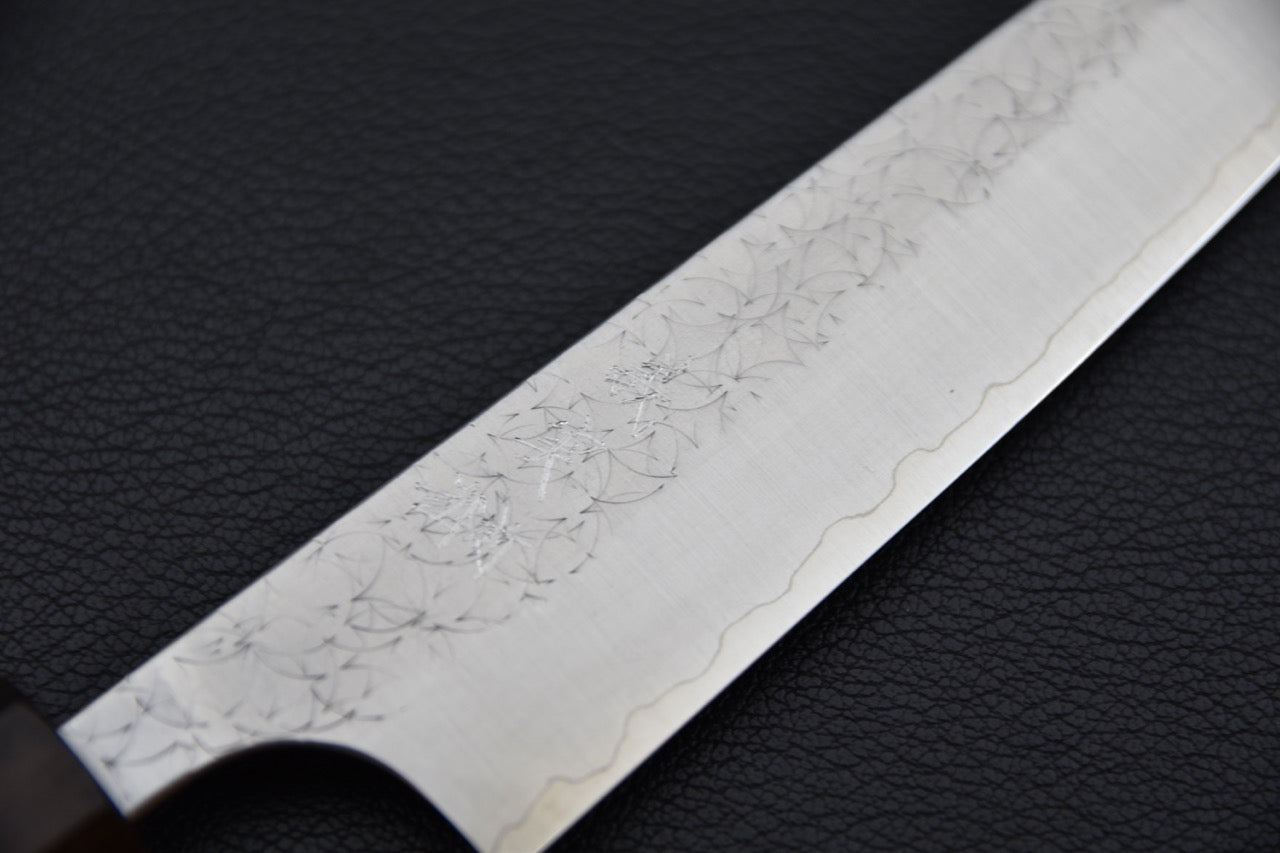 Yoshimi Kato SG2 Tsuchime Minamo Petty 150mm Ébène