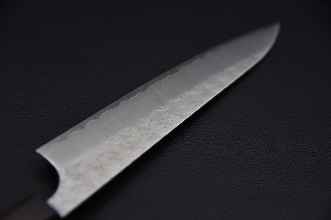 Yoshimi Kato SG2 Tsuchime Minamo Petty 150mm Ébène