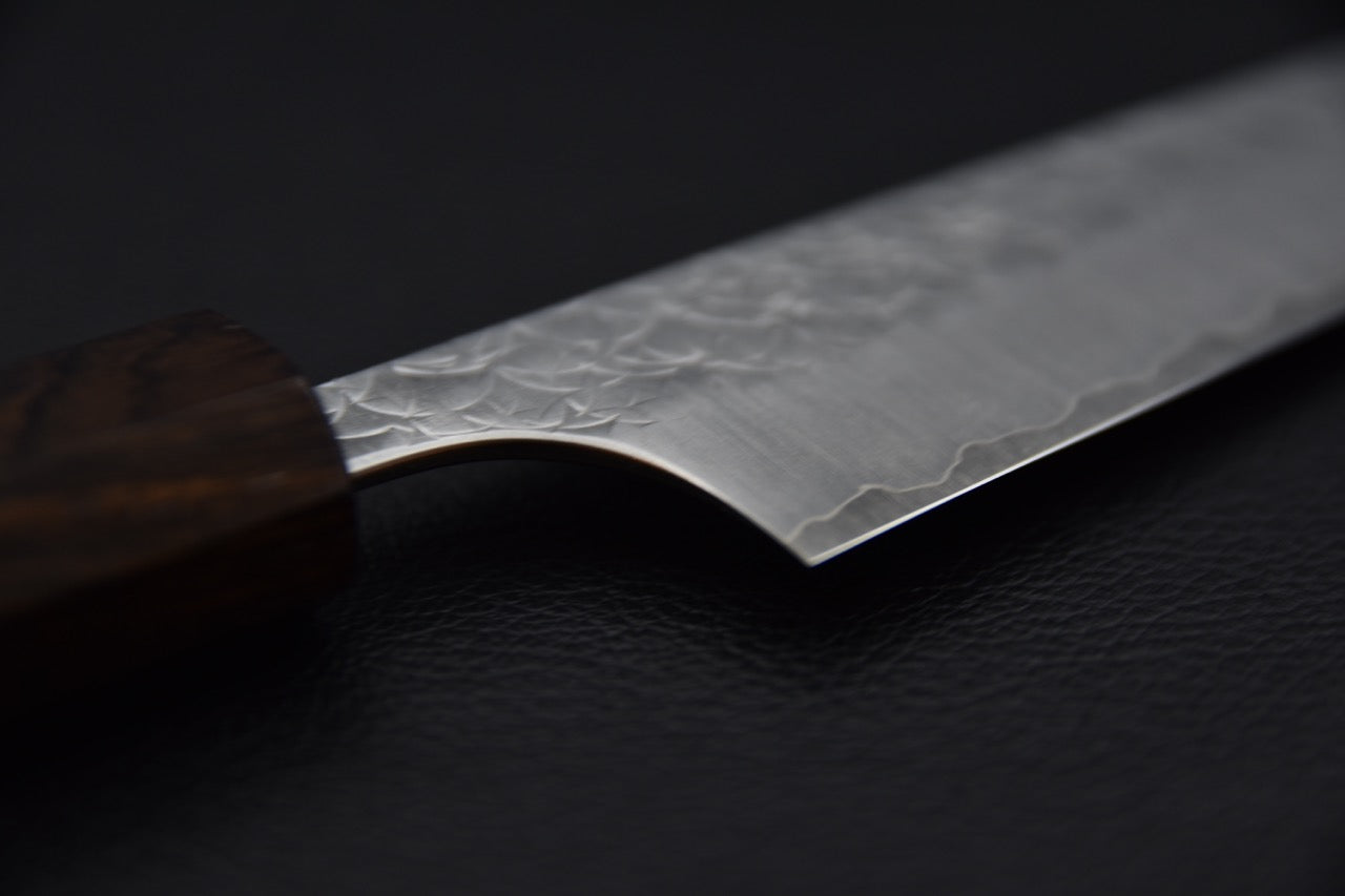 Yoshimi Kato SG2 Tsuchime Minamo Petty 150mm Ébène