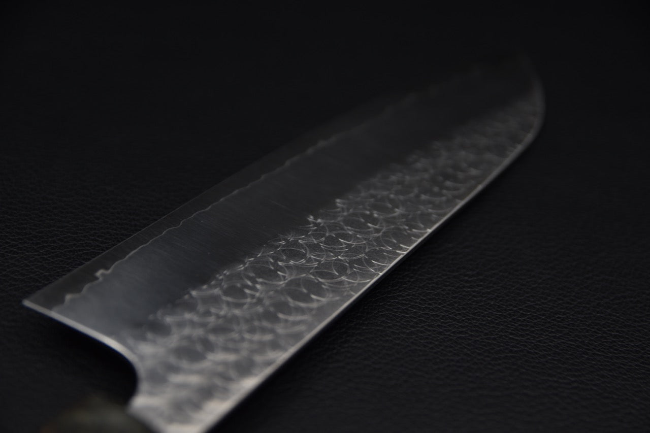 Yoshimi Kato SG2 Tsuchime Minamo Santoku Birch Wood