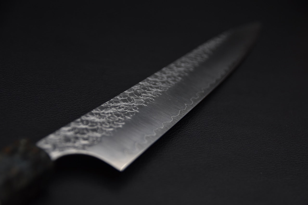 Yoshimi Kato SG2 Tsuchime Minamo Sujihiki 270mm Bouleau