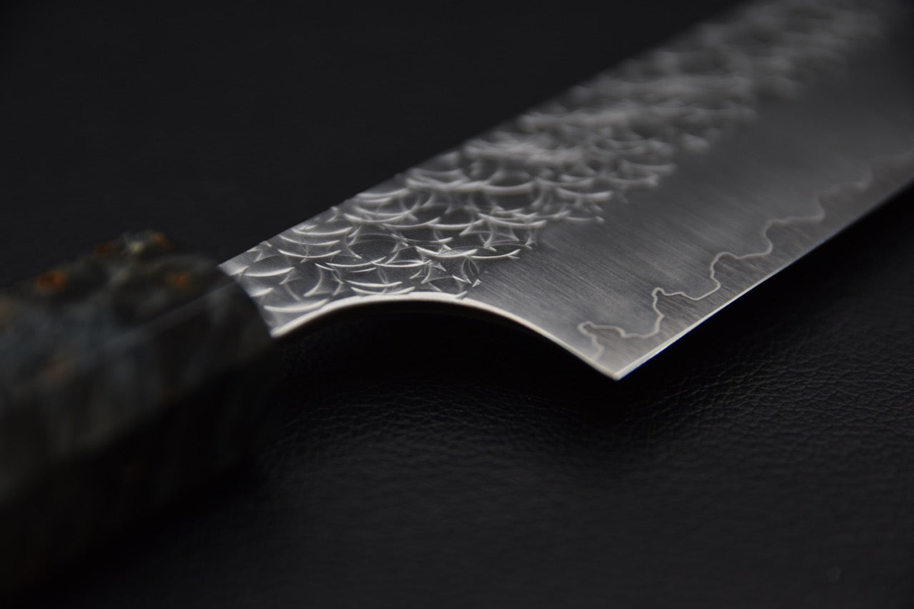 Yoshimi Kato SG2 Tsuchime Minamo Sujihiki 270mm Bouleau