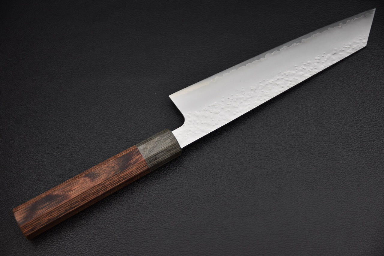 Kiritsuke couteau japonais 210 mm — vue du tranchant