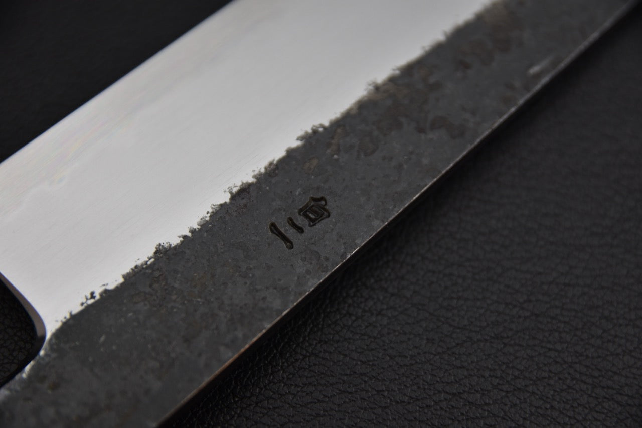 Hado kiritsuke 200 mm — manche wa en chêne, vue latérale