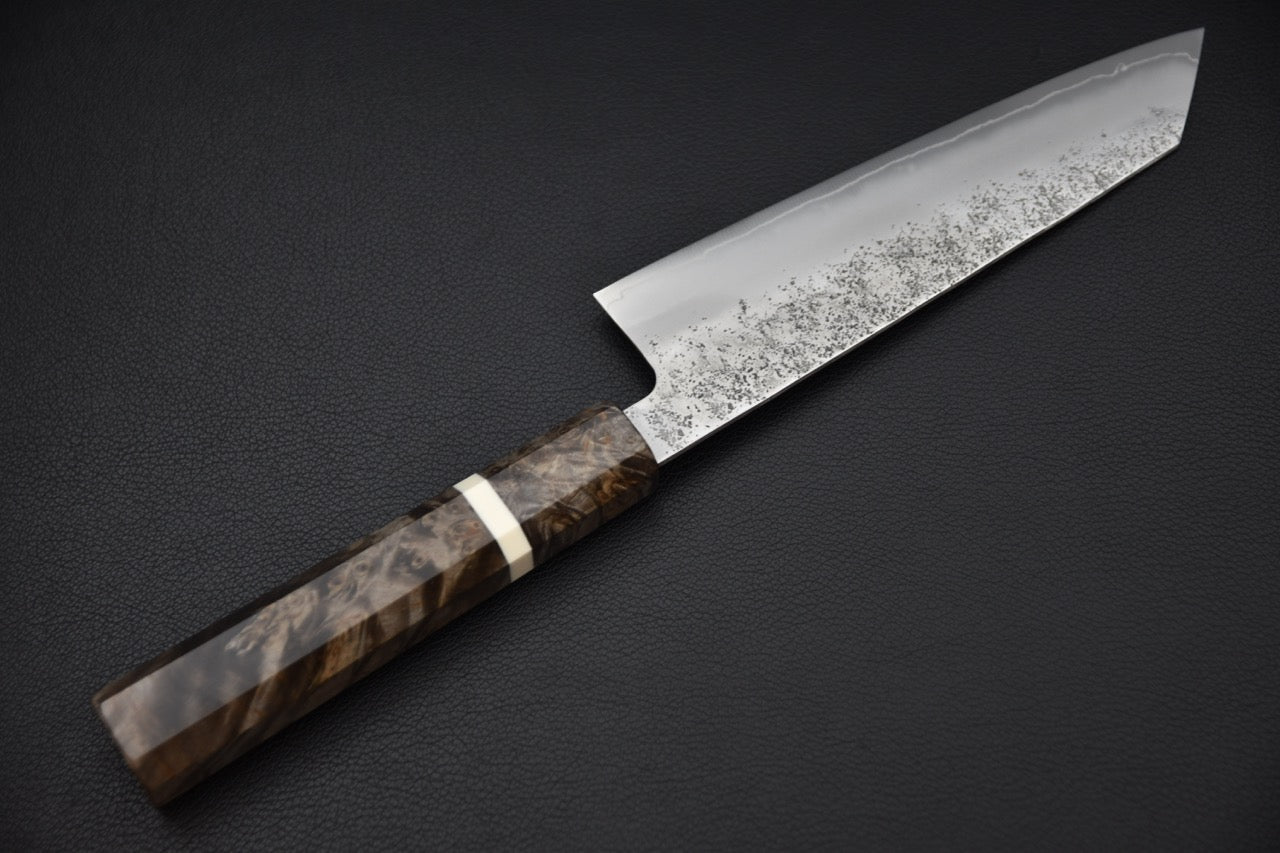 Hatsukokoro bunka — profil de la lame, hauteur généreuse, couteau japonais