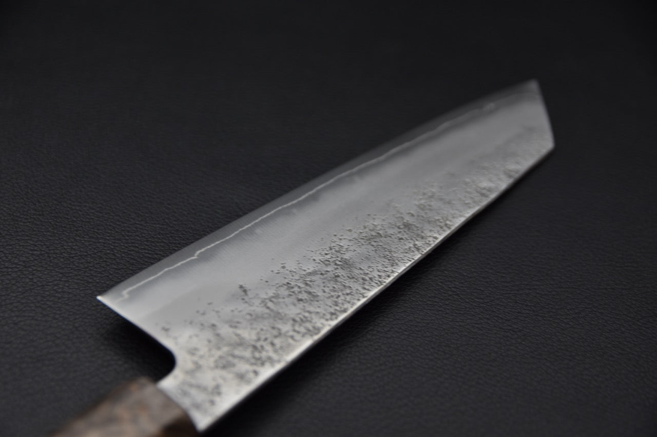 Hatsukokoro bunka Ginsan — vue du tranchant, couteau japonais