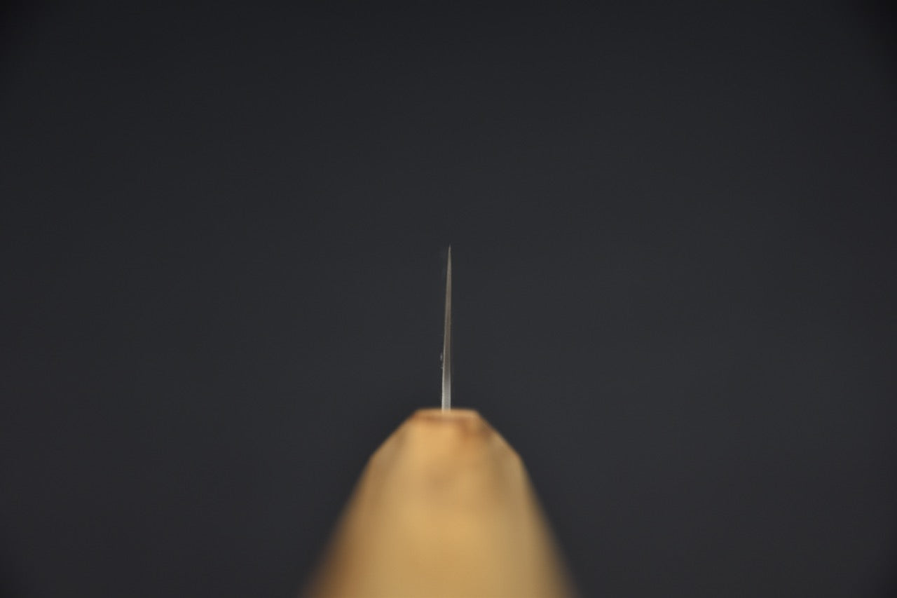 Petty Hatsukokoro 130 mm — vue d'ensemble, manche olivier et lame SKD-11