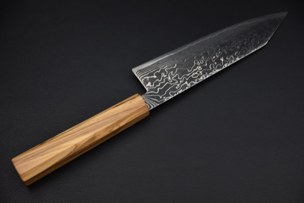 Hatsukokoro bunka SG2 — vue du talon et de la hauteur de lame