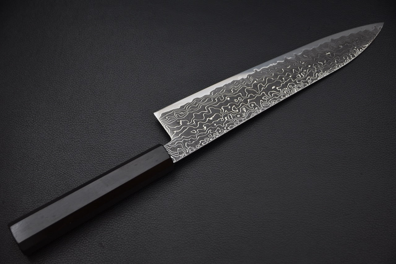Hatsukokoro gyuto SG2 — vue de la pointe fine