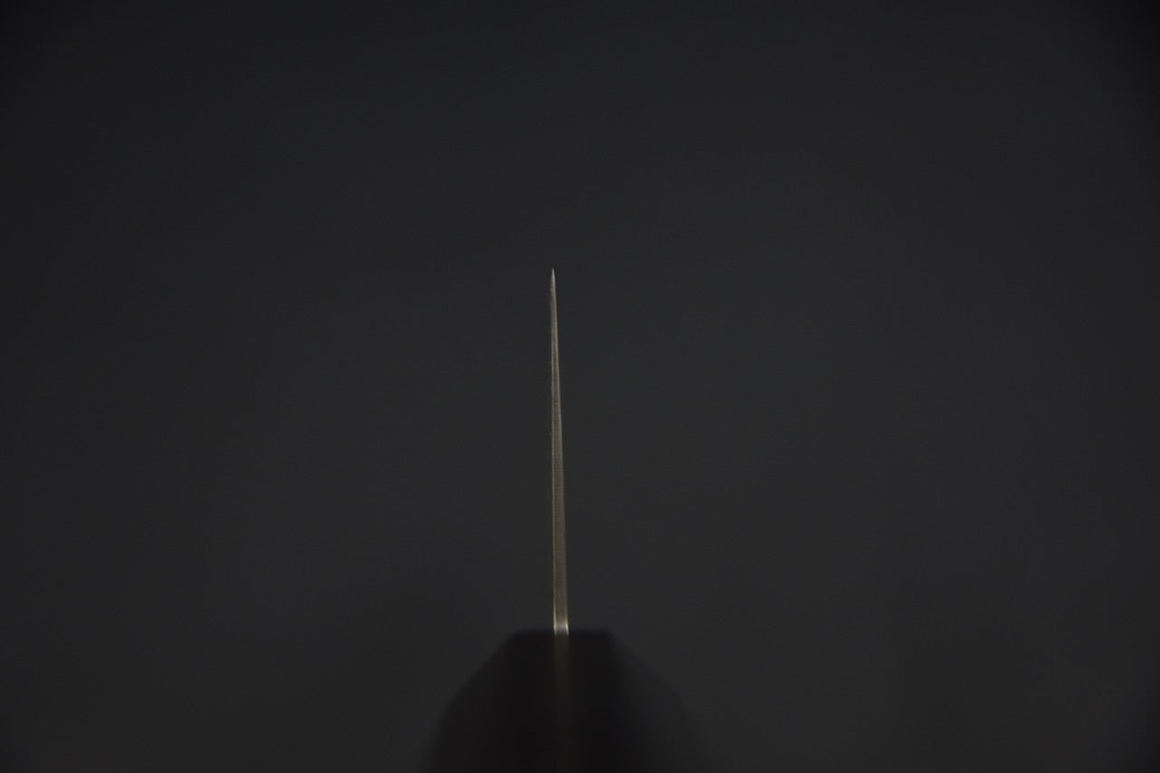 Couteau japonais gyuto 240 mm, jonction entre la lame et le manche