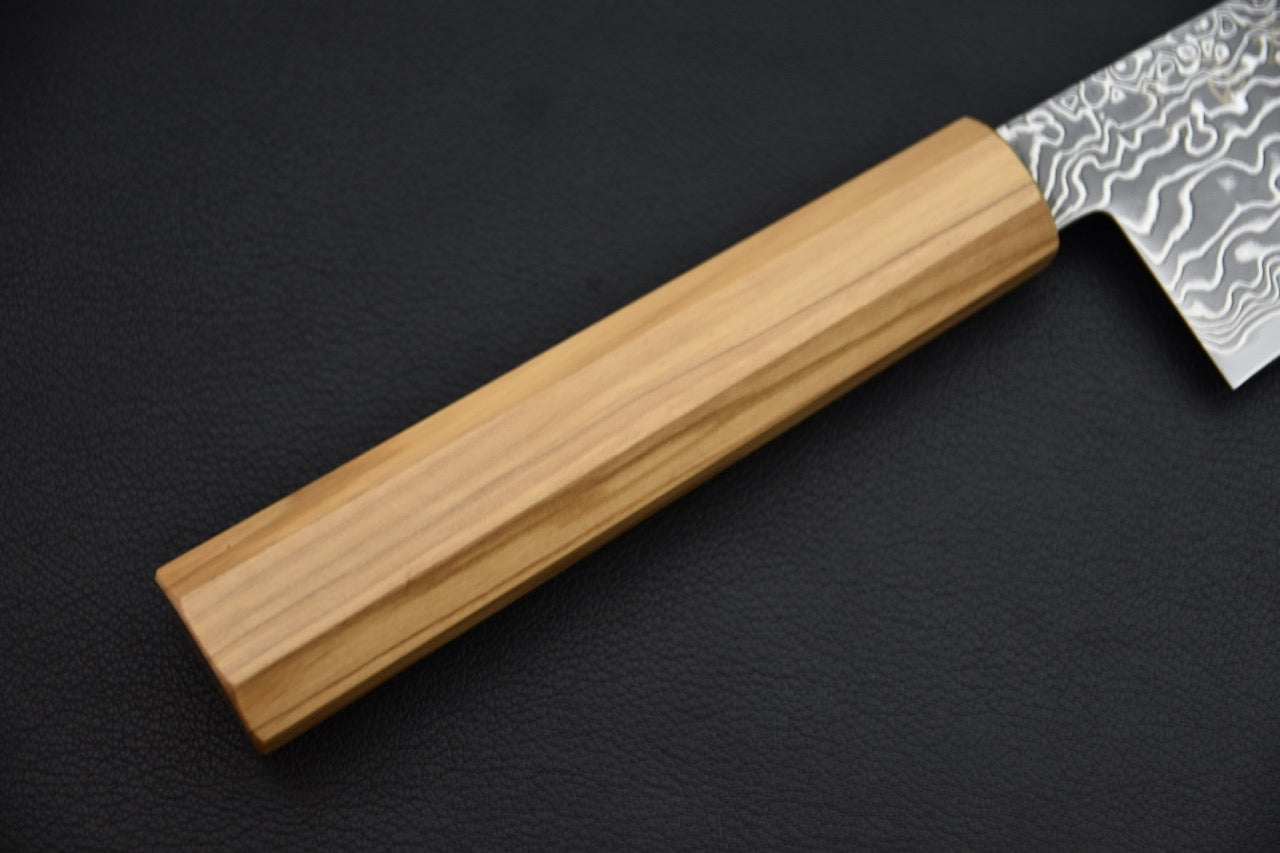 Couteau japonais kiritsuke 240 mm, dos de la lame
